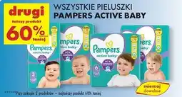 Biedronka Pieluszki Pampers Active Baby oferta