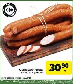 Carrefour Express Kiełbasa chłopska Nasza Wędzarnia Carrefour oferta