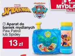Woolworth Aparat do baniek mydlanych Paw Patrol lub Spidey oferta