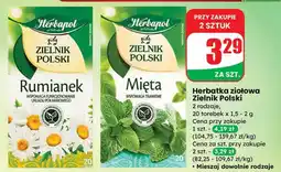 Dino Herbata ziołowa Zielnik Polski Mięta Herbapol oferta