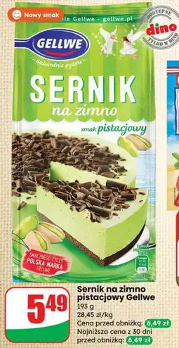 Dino Sernik na zimno pistacjowy Gellwe oferta