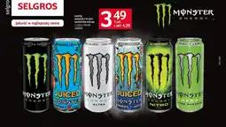 Selgros Napój energetyczny monster oferta
