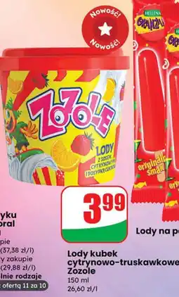 Dino Lody kubek cytrynowo-truskawkowe Zozole oferta