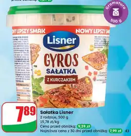 Dino Sałatka Gyros z kurczakiem Lisner oferta