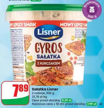 Dino Sałatka Gyros z kurczakiem Lisner oferta