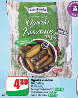 Dino Ogórki kiszone Kraszkiewicz oferta