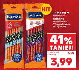 Kaufland Kabanosy Exclusive Tarczyński oferta