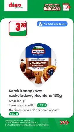 Dino Serek kanapkowy czekoladowy Hochland oferta