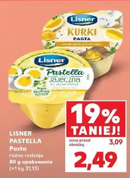Kaufland Pasta kanapkowa Lisner Pastella oferta