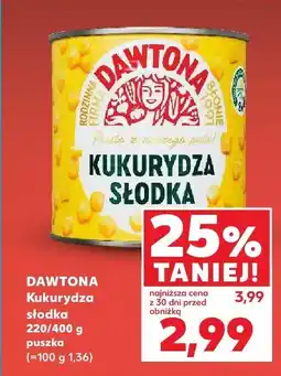 Kaufland Kukurydza słodka Dawtona oferta