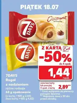 Kaufland Rogal 7Days z nadzieniem oferta