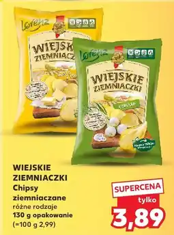 Kaufland Chipsy ziemniaczane Wiejskie Ziemniaczki Lorenz oferta