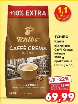 Kaufland Kawa ziarnista Tchibo Caffe Crema Intense oferta