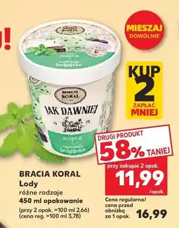 Kaufland Lody Bracia Koral oferta