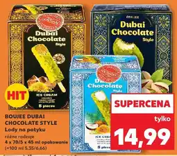 Kaufland Lody Dubai Chocolate Style na patyku Boujee oferta