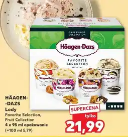 Kaufland Lody Favorite Selection, Fruit Collection Häagen-Dazs oferta