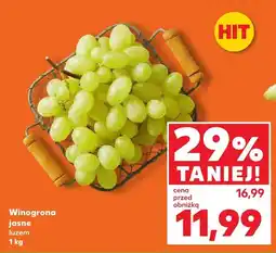 Kaufland Winogrona jasne Kaufland oferta
