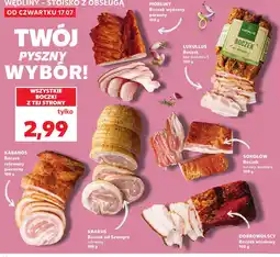 Kaufland Boczek rolowany pieczony Kabanos oferta