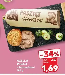 Kaufland Pasztet z borowikami Gzella oferta
