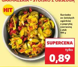 Kaufland Surówka ze świeżych ogórków z papryką czerwoną i chili Kaufland oferta