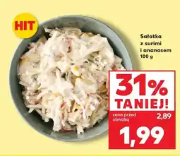Kaufland Sałatka z surimi i ananasem Kaufland oferta