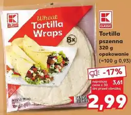 Kaufland Tortilla pszenna K-CLASSIC oferta