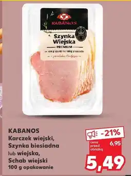Kaufland Szynka biesiada lub wiejska Kabanos oferta