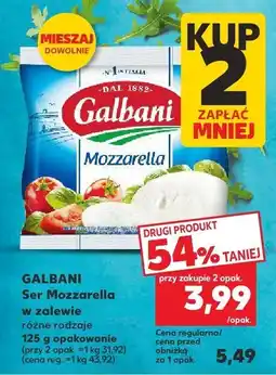 Kaufland Ser Mozzarella w zalewie Galbani oferta