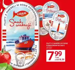 Selgros Filety z makreli w sosie pomidorowym Graal oferta