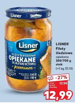 Kaufland Filety śledziowe opiekane Lisner oferta