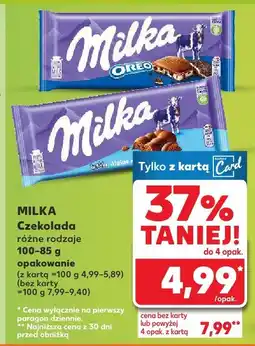 Kaufland Czekolada Milka oferta