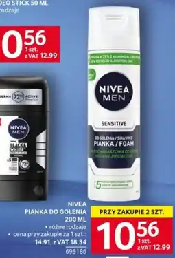 Selgros Nivea pianka do golenia oferta
