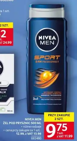Selgros Nivea men żel pod prysznic oferta