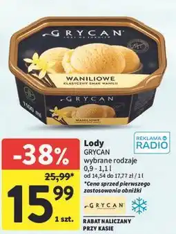 Intermarche Lody Grycan 900-1100ml oferta