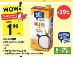 Intermarche Mleko UHT z Mlecznej Drogi 1.5% oferta