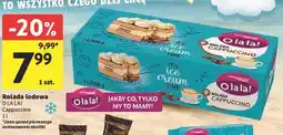 Intermarche Rolada lodowa O LA LA! Cappuccino 1L oferta
