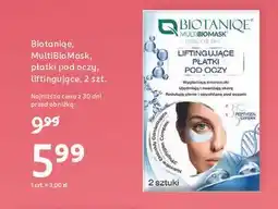 Rossmann Płatki pod oczy liftingujące Biotaniqe Multi Biomask oferta