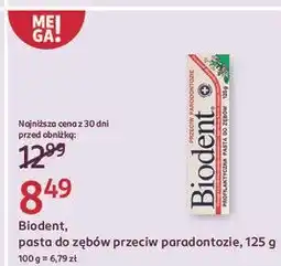 Rossmann Pasta do zębów przeciw parodontozie Biodent oferta