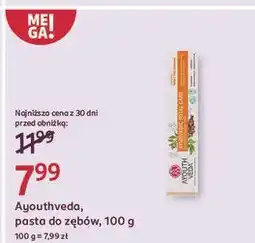 Rossmann Pasta do zębów Ayouthveda Ayurvedic Charcoal oferta