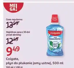 Rossmann Płyn do ust cool mint Colgate Plax oferta