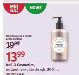 Rossmann Mydło do rąk bergamot & tuberose Be Bio Home Spa Collection oferta