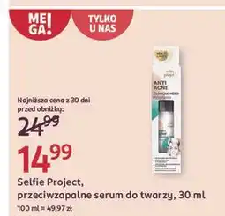 Rossmann Serum do twarzy przeciwzapalne Selfie Project oferta