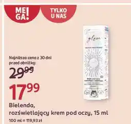 Rossmann Krem pod oczy rożświetlający Bielenda Glaze & Glow oferta