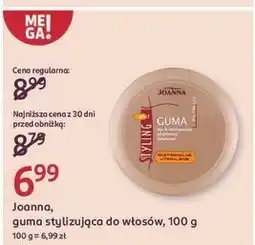 Rossmann Guma do kreatywnej stylizacji ekstremalne utrwalenie Joanna Styling Effect oferta