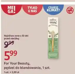 Rossmann Pędzel do blendowania cieni For Your Beauty We Love Nature oferta