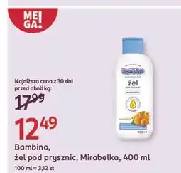 Rossmann Żel pod prysznic mirabelka Bambino Rodzina oferta