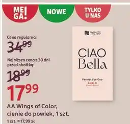 Rossmann Podwójne cienie do powiek 02 Aa Wings Of Color Ciao Bella oferta