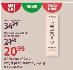 Rossmann Sztyft perfumowany Aa Wings Of Color Ciao Bella oferta