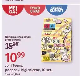 Rossmann Podpaski higieniczne na dzień Joni Teens oferta