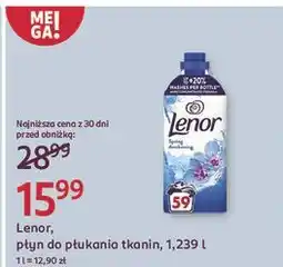 Rossmann Płyn do płukania spring awakening Lenor oferta